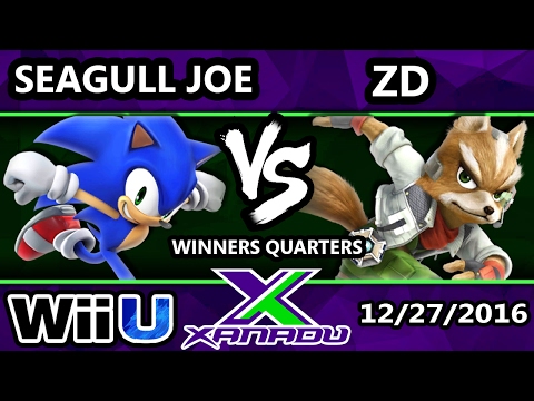 S@X 182 - InC | Seagull Joe (Sonic, Diddy Kong) Vs. ZD (Fox) - SSB4 Winners Quarters - Smash 4