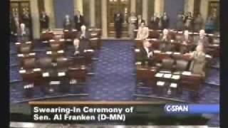 Al Franken Gets Sworn In -- GOP Attacks Immediately