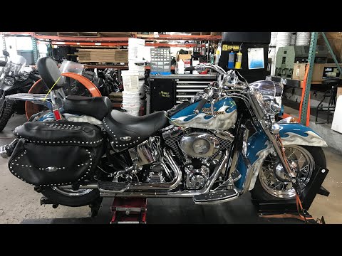 2004 Harley Softail Rear Back Passenger Foot Peg Support