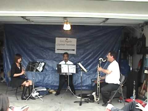 Debussy - Le Petite Negre - Clarinet Institute Trio