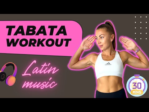 Latin Heat: 30 Minute Tabata Workout with a Fiery Beat. No Repeat, Intense. Latin Tabata Songs