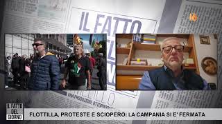 flotilla proteste e sciopero la campania si e fermata