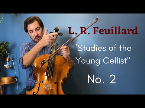 L. R. Feuillard : Méthode de violoncelle pour débutants « Études du jeune violoncelliste » - n° 2