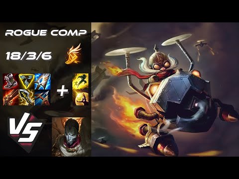 Rogue Comp BOTTOM Corki vs Jhin - EU Challenger Patch 14.17
