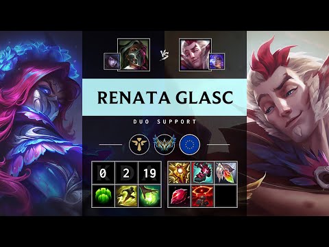 Renata Glasc Support vs Rakan - EUW Challenger Patch 25.14