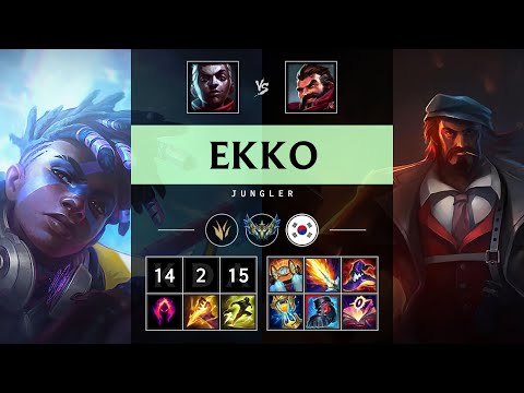Ekko Jungle vs Graves - KR Challenger Patch 25.21