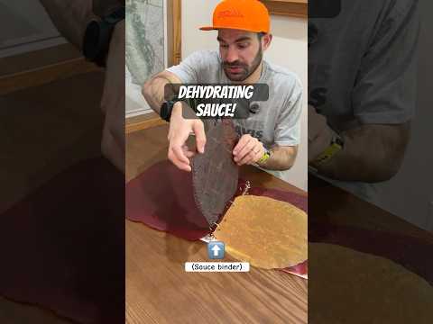 Dehydrating five different types of sauce for the trail!