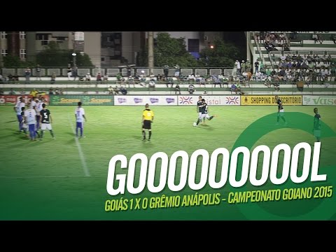 NA GAVETA! Veja o gol de Goiás 1 x 0 Grêmio Anápolis - Campeonato Goiano 2015