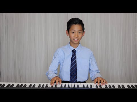 Jordan’s Virtual Piano Recital playing Für Elise & Minuet in G Major