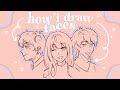 HOW TO DRAW AN ANIME FACE FOR BEGINNERS