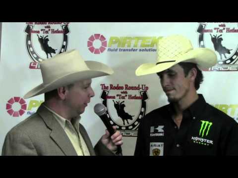 J.B. Mauney stops by the Rodeo Round Up with Jason Hetland at the 2013 PBR World Finals