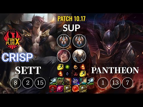 FPX Crisp Sett vs Pantheon Sup - KR Patch 10.17