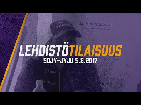 Lehdistötilaisuus: SoJy - JyJu 5.8.2017