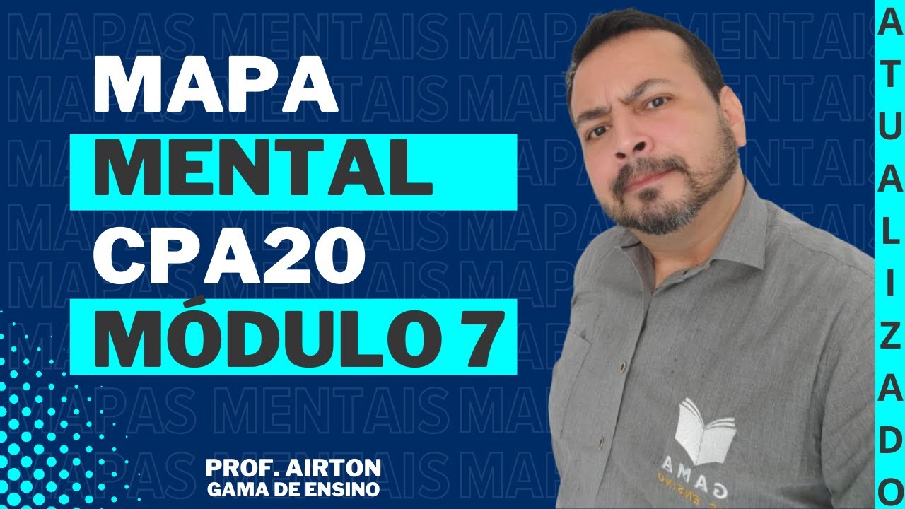 CPA20 MÓDULO 7 | MAPA MENTAL | RESUMO