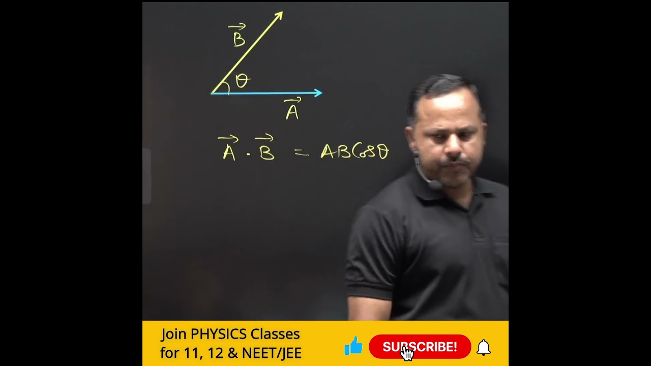Dot product  |  Vector multiplication | Important Questions |11 Physics #shorts #umeshrajoria