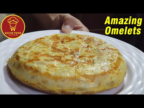 3 Famous Omelets | Spanish Omelete Tortilla | Afghani Breakfast Omelet | Fastest Omelet