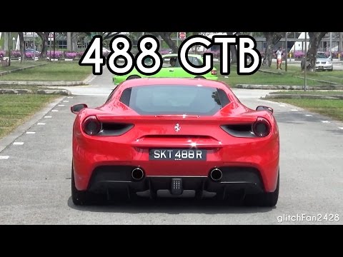 Ferrari 488 GTB - Loud Accelerations & Ride