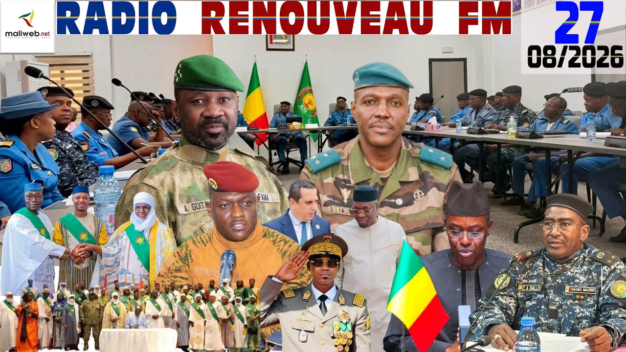 La Revue de Presse de la RADIO RENOUVEAU FM du 27 Août 2026