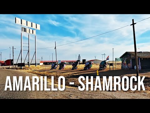 Amarillo, Texas to Shamrock, Texas! Drive with me on a Texas Highway!