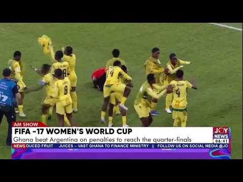 FIFA U-17 Women's World Cup: Ghana beat Argentina on penalties to reach the quarter-finals