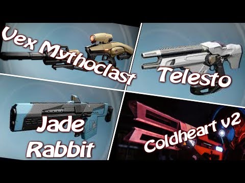Destiny 2 Curse of Osiris New Guns! Vex Mythoclast, Telesto, Jade Rabbit and More!