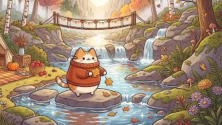 Mochi Cat by Autumn Stream | Cozy Lofi Beats for Study & Relax | Find Warm Peace