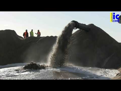 Amplio Reportaje Regeneración de Arena en Playa Central Isla Cristina.