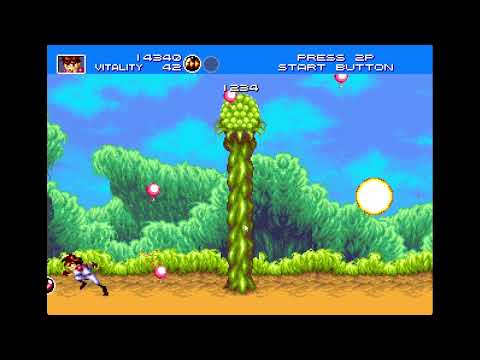 Gunstar Heroes | 1993 | Sega Genesis | Emulated | RetroArch