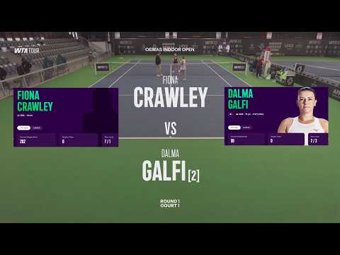 Fiona Crawley (USA) vs (2) Dalma Galfi (UNG)  -   Game, Set, Match