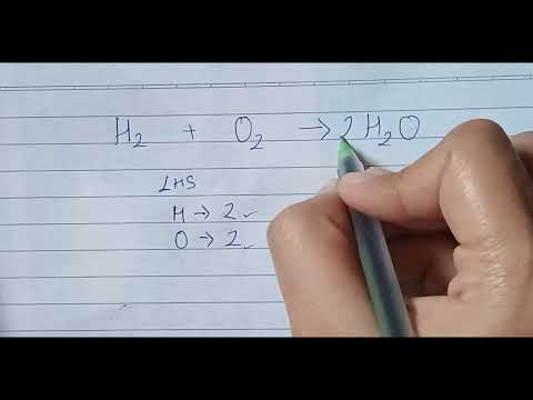How to balance: H2 + O2 = H2O