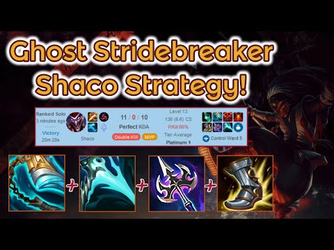 Ghost Shaco Ranked with Stridebreaker! S12 [League of Legends] Full Gameplay - Infernal Shaco