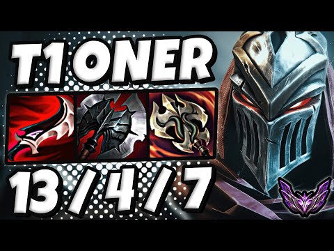 T1 Oner Zed vs Nidalee [ Jungle ] Patch 12.23 Korea Master ✅
