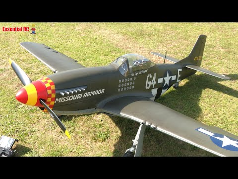 Glorious sounding 'Missouri Armada' Kolm P-51D Mustang | Joe Lofthouse | Popham Model Show 2023