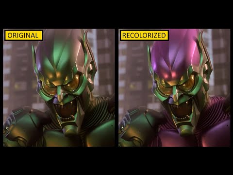 Green Goblin recolored test - Comic version