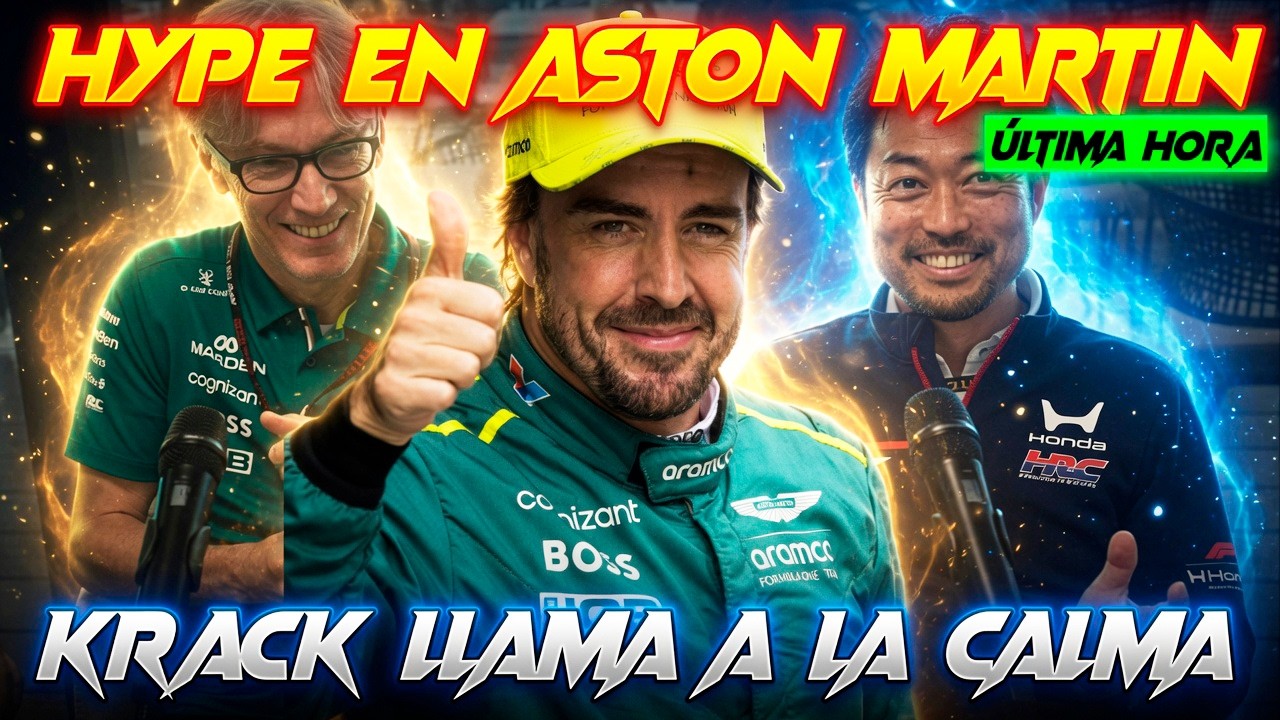 ALONSO, STROLL Y HONDA F1 AUMENTAN EXPECTATIVAS DE UN GRAN SALTO, KRACK LLAMA A LA CALMA "EN PISTA"