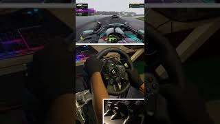 Fighting for P1 in the wet — F1 wheel cam with G923 Fighting for P1 in the wet — F1 wheel cam with G923