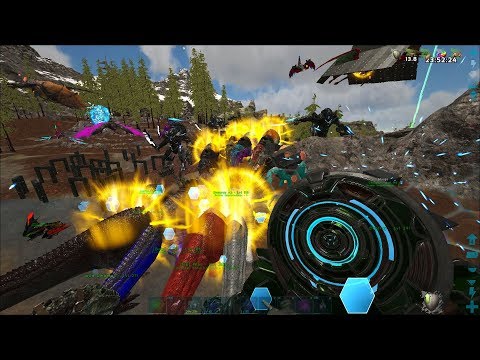 GIGA FIGHTS vs EN+YSS - GRIEFING k76 - Ark Official PvP