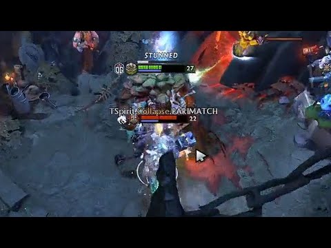 Collapse 2X FOUNTAIN SKEWER on Sumail & N0tail! Team Spirit take Game 1 vs OG!