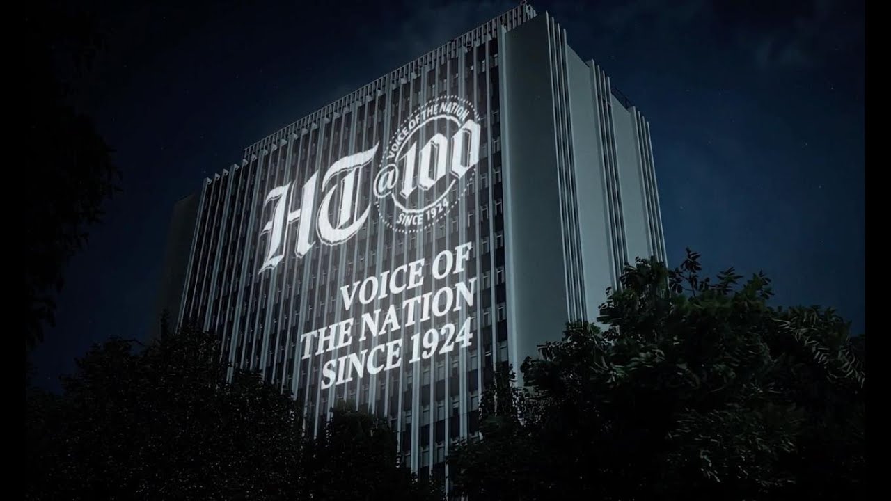 Witness Hindustan Times' 100-Year Legacy Brought To Life In A Stunning Motion Projection At HT House