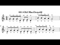 051-Old MacDonald music sheet