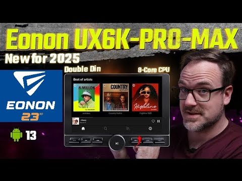 2025 FLAGSHIP Eonon UX6K-Pro-Max Android Car Head Unit - Excellent All-Round Double Din with Carplay