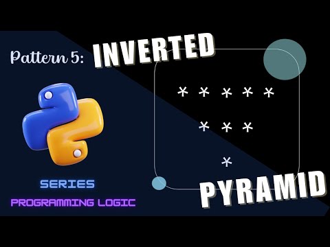 Inverted Pyramid Triangle Pattern Hard Simple In Python Programming Logic Pattern 5