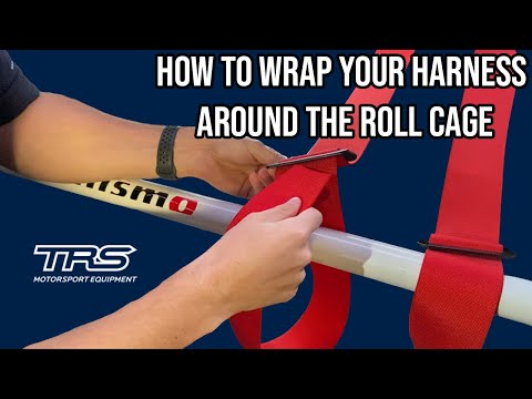 How To Wrap Your Harness Around The Roll Cage With TRS Motorsport (Correctly)