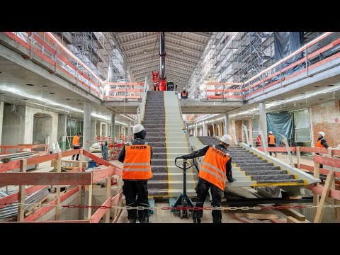 Neben Stuttgart 21: Neue Treppen für den Bonatzbau