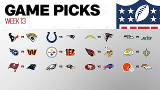 Week 13 Game Picks!