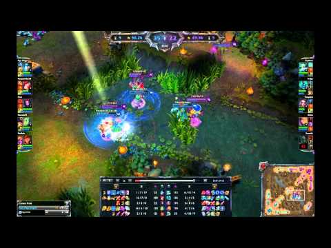 League of Legends 3 v 5 WIN!