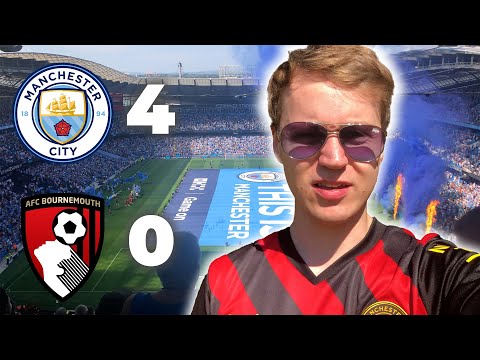 ETIHAD FOOTBALL RETURNS | Man City 4 - 0 Bournemouth | Match Day Vlog with Nobbins