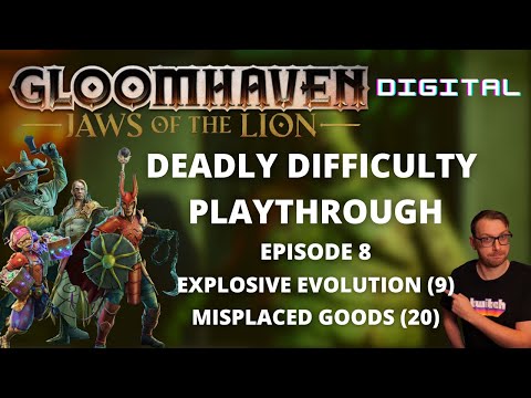 Gloomhaven Jaws of the Lion DLC playthrough - Ep 8 - Explosive Evolution / Misplaced Goods
