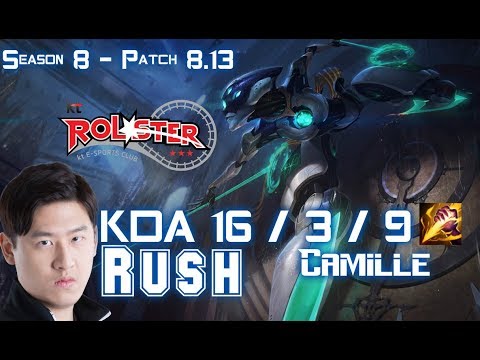 KT Rush CAMILLE vs XIN ZHAO Jungle - Patch 8.13 KR Ranked