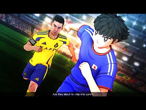 C.Ronaldo VERSUS Captain Tsubasa – Japan vs Al Nasr | 4K60FPS